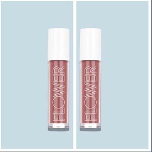 Flower Beauty Gloss Crush Honey Crush, Lip Serum (Set of 2).